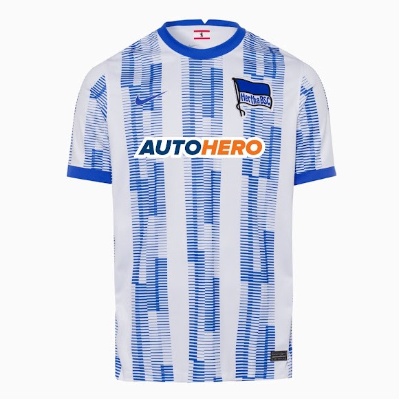 Heimtrikot Thailand Hertha Berlin 2021-2022 Günstige Fußballtrikots